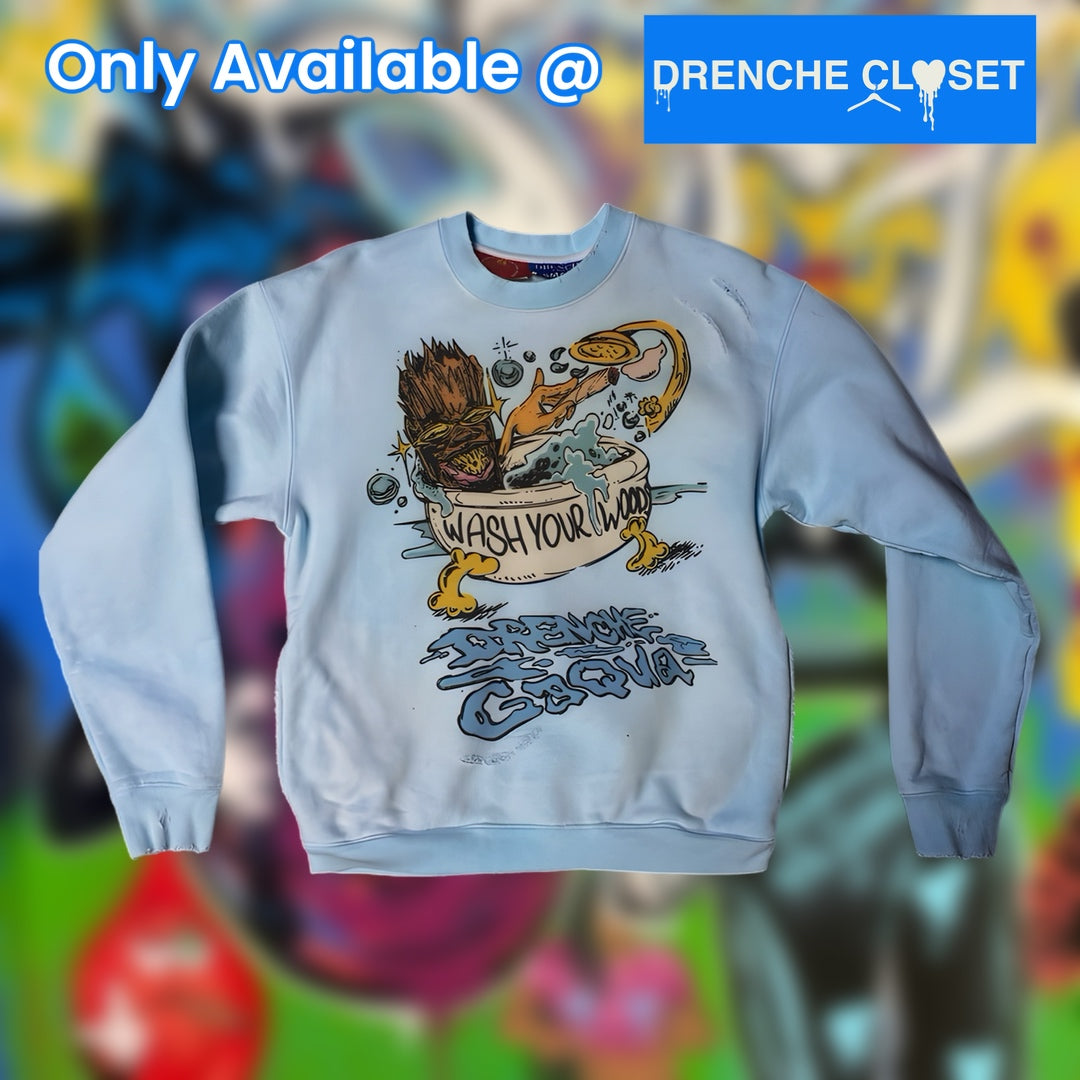 Drenche x E.N.T.S. Collab Crewneck w/ side pockets (Limited Stock)